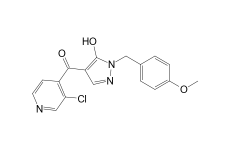 (3-Chloropyridin-4-yl)[5-hydroxy-1-(4-methoxybenzyl)-1H-pyrazol-4-yl]methanone