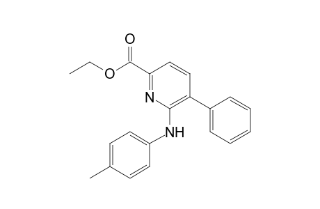 Ethyl 6-(4-methylphenylamino)-5-phenyl-2-pyridinecarboxylate