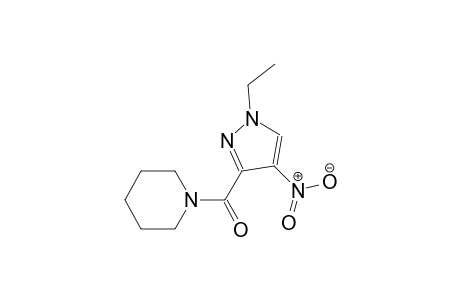 1-[(1-ethyl-4-nitro-1H-pyrazol-3-yl)carbonyl]piperidine