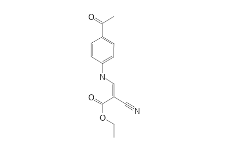 Z-((4-ACETYLANILINO)-METHYLIDENE)-MALONO-NITRILE-ETHYLESTER