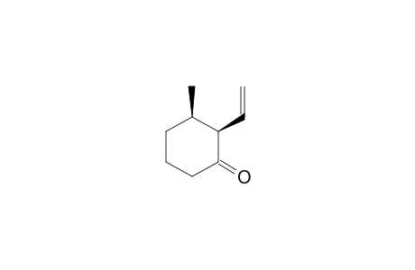 (2R*,3R*)-3-Methyl-2-ethenylcyclohexanone