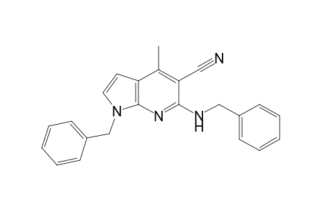 6-Benzylamino-1-benzyl-4-methyl-5-cyano-7-azaindole