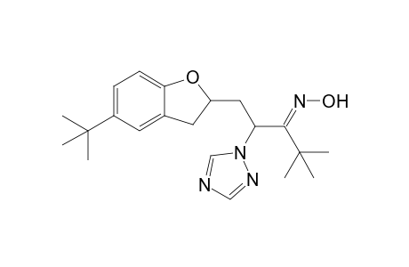 3-Pentanone, 1-[5-(1,1-dimethylethyl)-2,3-dihydro-2-benzofuranyl]-4,4-dimethyl-2-(1H-1,2,4-triazol-1-yl)-,oxime