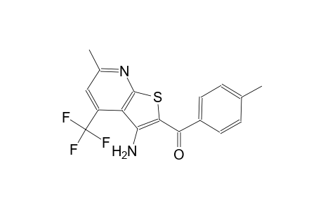 methanone, [3-amino-6-methyl-4-(trifluoromethyl)thieno[2,3-b]pyridin-2-yl](4-methylphenyl)-