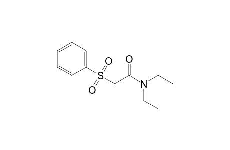 2-(benzenesulfonyl)-N,N-diethyl-acetamide