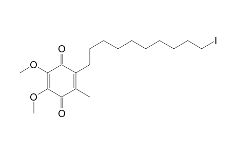 2-(10-iododecyl)-5,6-dimethoxy-3-methyl-1,4-benzoquinone