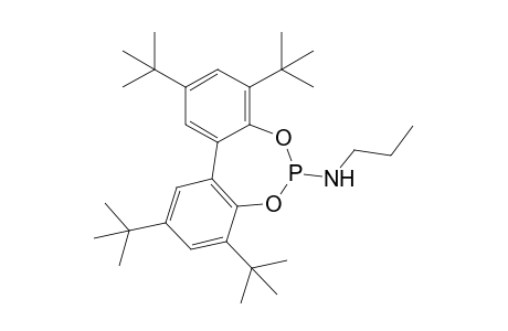 N-(2,4,8,10-Tetra-tert-butyl-dibenz[d,f]{1 ,3,2}dioxaphosphepin-6-yl)-(n-propyl)amine