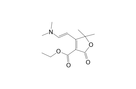 Ethyl 4-(E)-2-(dimethylaminovinyl)-2,5-dihydro-5,5-dimethyl-2-oxofuran-3-carboxylate