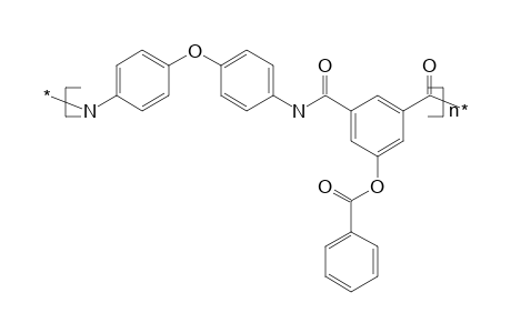 Poly[oxy-bis-(4-anilino-5-(benzoyloxy)isophthaloyl]