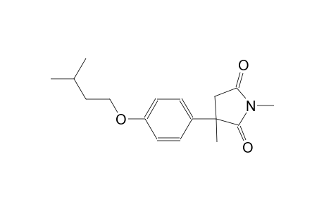 3-[4-(Isopentyloxy)phenyl]-1,3-dimethyl-2,5-pyrrolidinedione