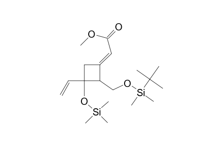 (2E)-2-[2-[[tert-butyl(dimethyl)silyl]oxymethyl]-3-ethenyl-3-trimethylsilyloxycyclobutylidene]acetic acid methyl ester