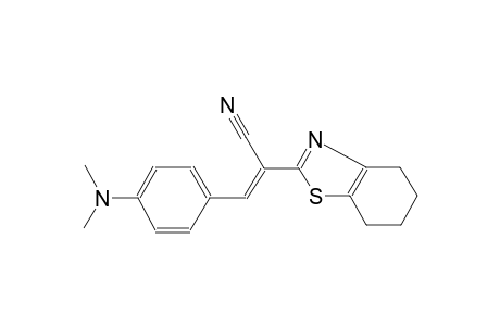 (2E)-3-[4-(dimethylamino)phenyl]-2-(4,5,6,7-tetrahydro-1,3-benzothiazol-2-yl)-2-propenenitrile
