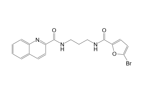 2-quinolinecarboxamide, N-[3-[[(5-bromo-2-furanyl)carbonyl]amino]propyl]-