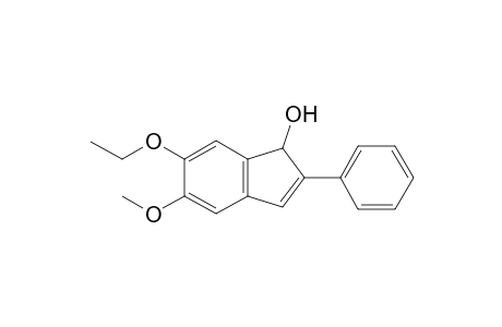 6-Ethoxy-5-methoxy-2-phenyl-1H-inden-1-ol