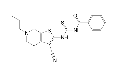 N-benzoyl-N'-(3-cyano-6-propyl-4,5,6,7-tetrahydrothieno[2,3-c]pyridin-2-yl)thiourea