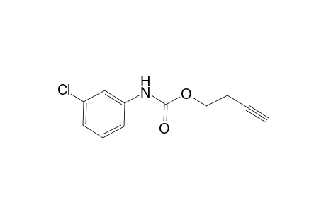 Carbamic acid, (3-chlorophenyl)-, 3-butynyl ester