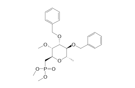 DIMETHYL-2,6-ANHYDRO-1,7-DIDEOXY-4,5-DI-O-BENZYL-3-O-METHYL-L-GLYCERO-L-TALO-HEPTIT-1-YL-PHOSPHONATE