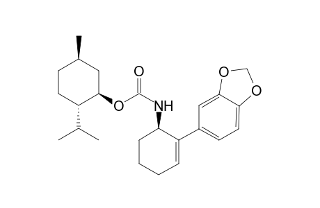 (1R,1'R,2S,5R)-5-methyl-2-methylethylcyclohexyl 2'(3'',4''-methylenedioxyphenyl)cyclohex-2'-enylcarbamate