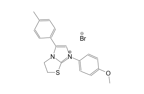 7-(4-methoxyphenyl)-5-(4-methylphenyl)-2,3-dihydroimidazo[2,1-b][1,3]thiazol-7-ium bromide