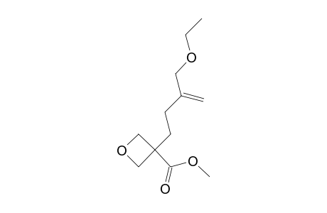 3-[3-(ETHOXYMETHYL)-3-BUTENYL]-3-OXETANECARBOXYLIC ACID,METHYL ESTER