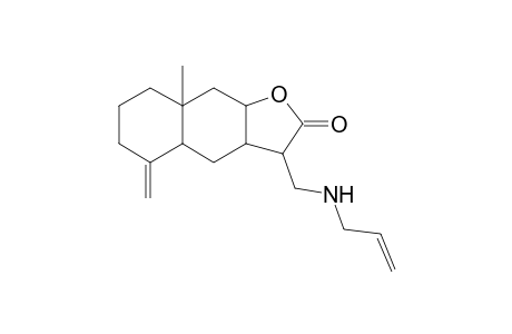 3-[(allylamino)methyl]-8a-methyl-5-methylene-3a,4,4a,6,7,8,9,9a-octahydro-3H-benzo[f]benzofuran-2-one
