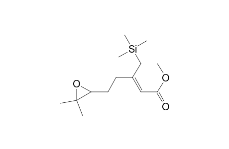 2-Pentenoic acid, 5-(3,3-dimethyloxiranyl)-3-[(trimethylsilyl)methyl]-, methyl ester, (Z)-(.+-.)-