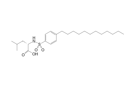 N-(4-dodecylphenylsulfonyl)-(S)-leucine