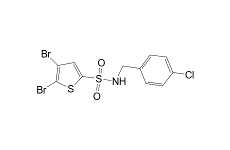 4,5-Dibromo-N-(4-chlorobenzyl)-2-thiophenesulfonamide