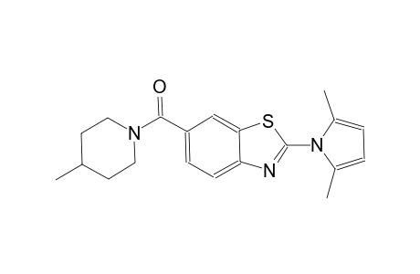 benzothiazole, 2-(2,5-dimethyl-1H-pyrrol-1-yl)-6-[(4-methyl-1-piperidinyl)carbonyl]-
