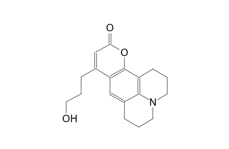9-(3-hydroxypropyl)-2,3,6,7-tetrahydro-1H,5H,11H-pyrano[2,3-f]pyrido[3,2,1-ij]quinolin-11-one