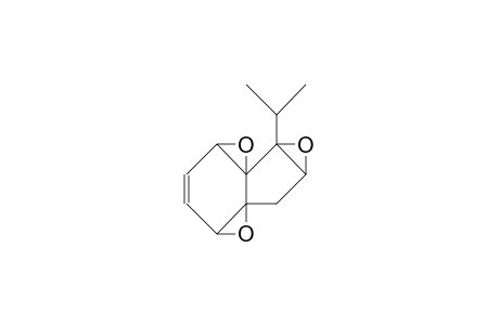 1,2:5,6:7,8-Triepoxy-7-isopropyl-bicyclo(4.3.0)non-3-ene