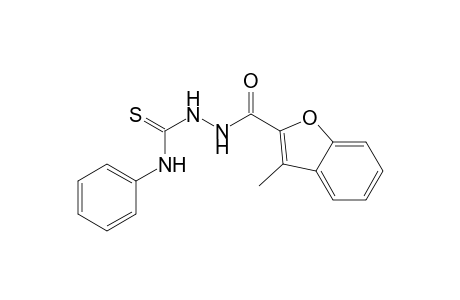 1-[(3-Methylbenzofuran-2-yl)carbonyl]-4-phenylthiosemicarbazide