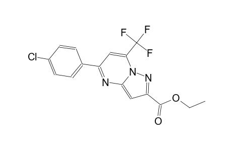 ethyl 5-(4-chlorophenyl)-7-(trifluoromethyl)pyrazolo[1,5-a]pyrimidine-2-carboxylate