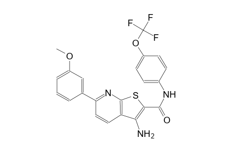 3-amino-6-(3-methoxyphenyl)-N-[4-(trifluoromethoxy)phenyl]thieno[2,3-b]pyridine-2-carboxamide