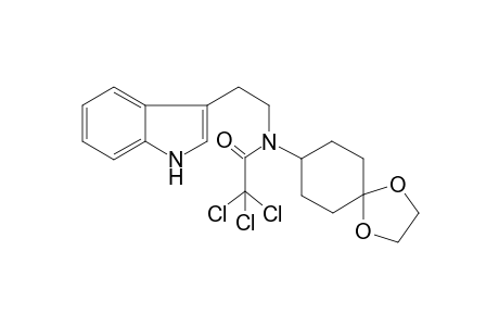 N-[4,4-(Ethylenedioxy)carbonyl]-N-(trichloroacetyl)tryptamine