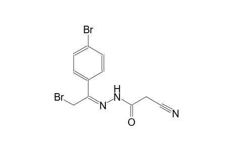acetic acid, cyano-, 2-[(E)-2-bromo-1-(4-bromophenyl)ethylidene]hydrazide