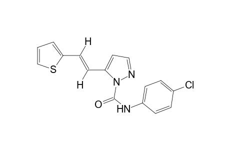 4'-chloro-5-[trans-2-(2-thienyl)vinyl]pyrazole-1-carboxanilide