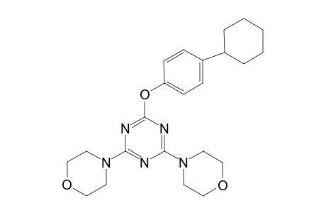 4-[4-(4-cyclohexylphenoxy)-6-(4-morpholinyl)-1,3,5-triazin-2-yl]morpholine
