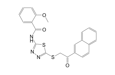 2-methoxy-N-(5-{[2-(2-naphthyl)-2-oxoethyl]sulfanyl}-1,3,4-thiadiazol-2-yl)benzamide