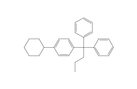 1-p-cyclohexylphenyl-1,1-diphenylbutane