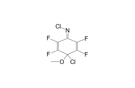 N,4-DICHLORO-4-METHOXYTETRAFLUOROCYCLOHEXA-2,5-DIENYLIDENEAMINE