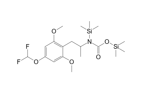 N-[1-(4-Difluoromethoxy)-2,6-dimethoxyphenylprop-2-yl]carbamic acid 2TMS