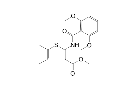 3-thiophenecarboxylic acid, 2-[(2,6-dimethoxybenzoyl)amino]-4,5-dimethyl-, methyl ester