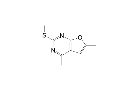 4,6-Dimethyl-2-(methylsulfanyl)furo[2,3-d]pyrimidine