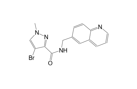 4-bromo-1-methyl-N-(6-quinolinylmethyl)-1H-pyrazole-3-carboxamide