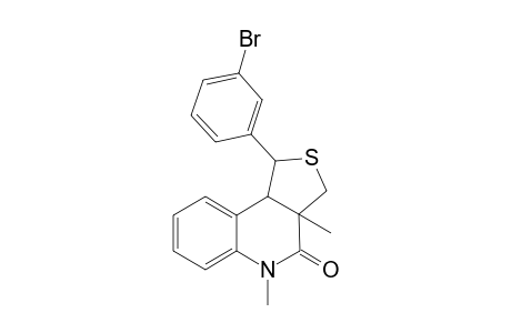 1-(3-bromophenyl)-3a,5-dimethyl-1,3,3a,9b-tetrahydrothieno[3,4-c]quinolin-4(5H)-one