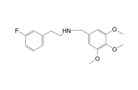 N-[2-(3-fluorophenyl)ethyl]-N-(3,4,5-trimethoxybenzyl)amine