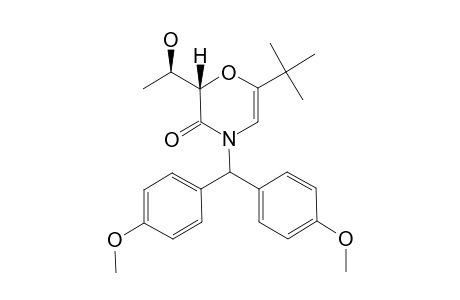 (2S)-4-[bis(4-methoxyphenyl)methyl]-6-tert-butyl-2-(1-hydroxyethyl)-1,4-oxazin-3-one
