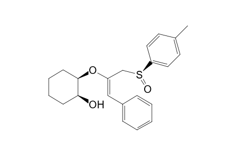 (1S,2R)-2-[((E)-1-{[(4-methylphenyl)sulfinyl]methyl}-2-phenylethenyl)oxy]cyclohexanol