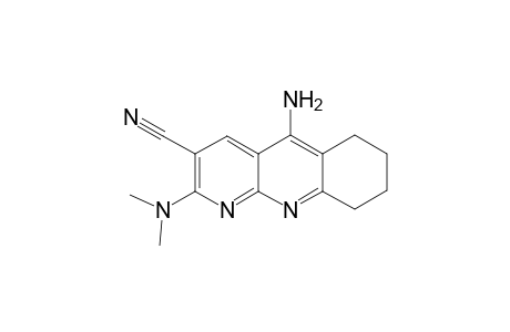 5-Amino-2-(dimethylamino)-6,7,8,9-tetrahydrobenzo[1,8-b]-naphthyridine-3-carbonitrile